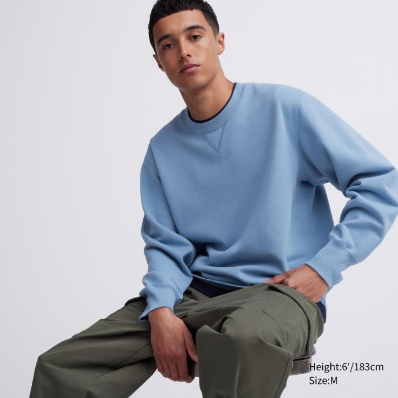 Blue Uniqlo Long Women Sweatshirts | 3605531
