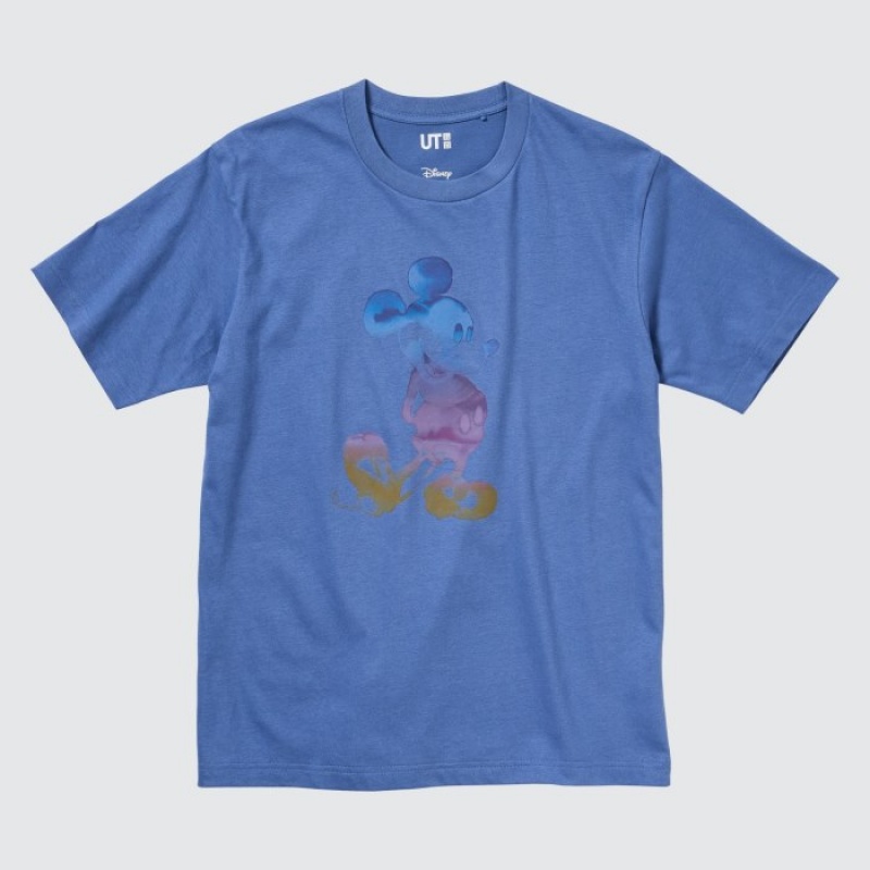 Blue Uniqlo MAGIC FOR ALL FOREVER UT Short-Sleeve Women T Shirts | 3369777