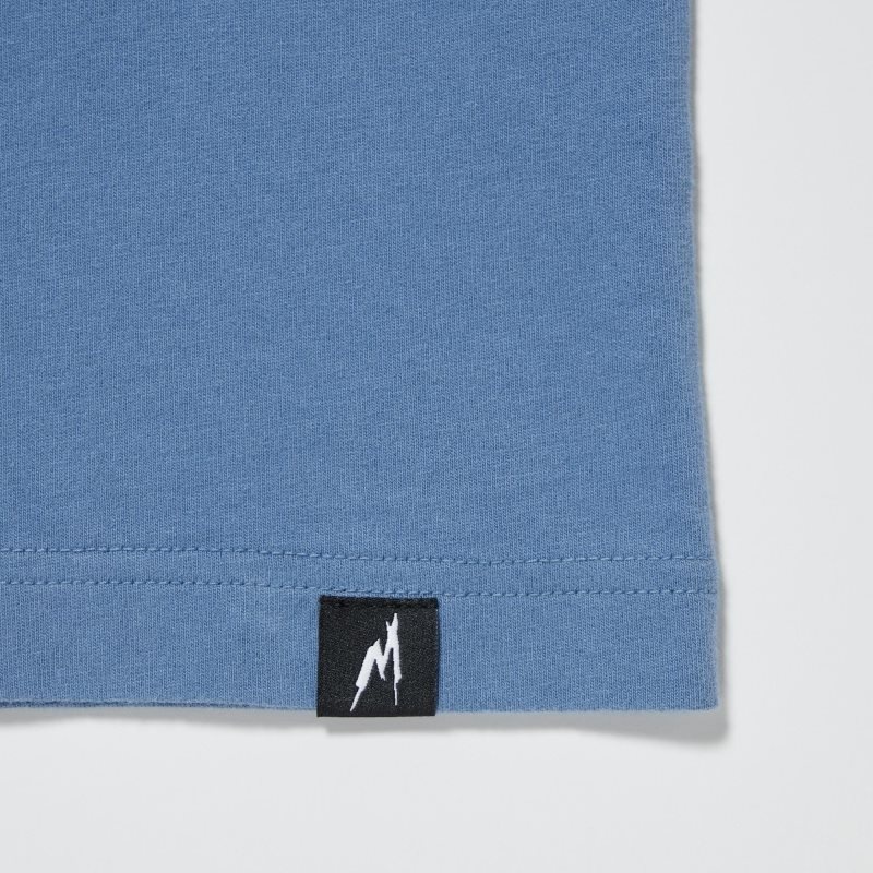 Blue Uniqlo Marvel Art Collection By Mondo Ut Short Sleeve Graphic Men T Shirts | 7154583