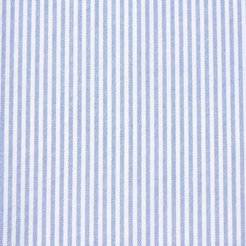 Blue Uniqlo Oxford Striped Slim-fit Long-sleeve Men Shirts | 8082188