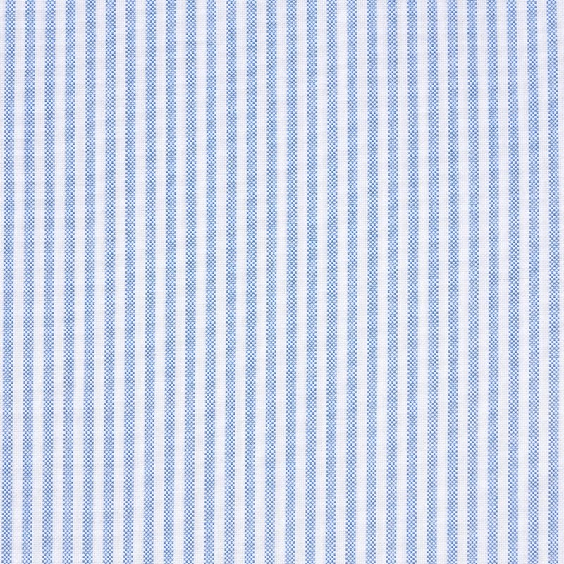 Blue Uniqlo Oxford Striped Slim-fit Long-sleeve Men Shirts | 6976012