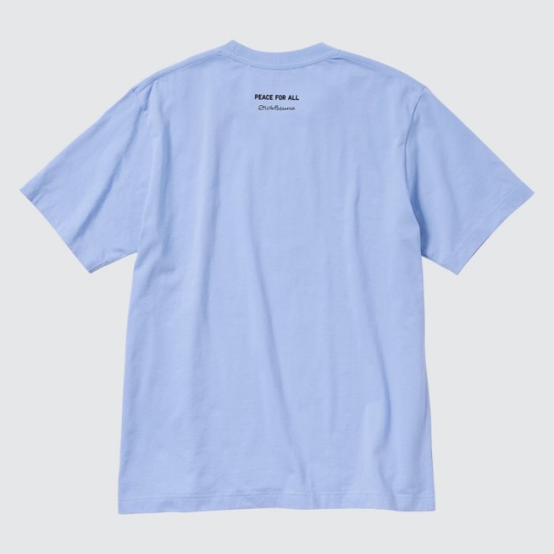 Blue Uniqlo PEACE FOR ALL Short-Sleeve Graphic Dick Bruna Women T Shirts | 4888623