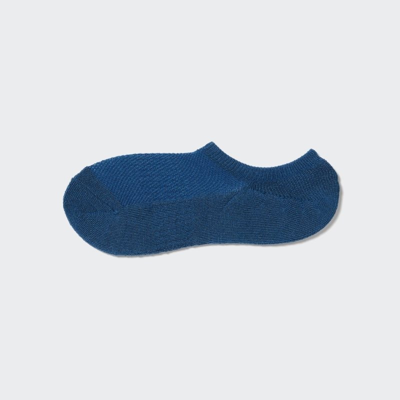 Blue Uniqlo Pile Low Cut Men Socks | 886567