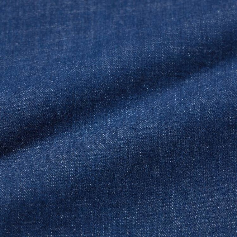 Blue Uniqlo Relaxed Fit Ankle Length Men Pants | 9597496