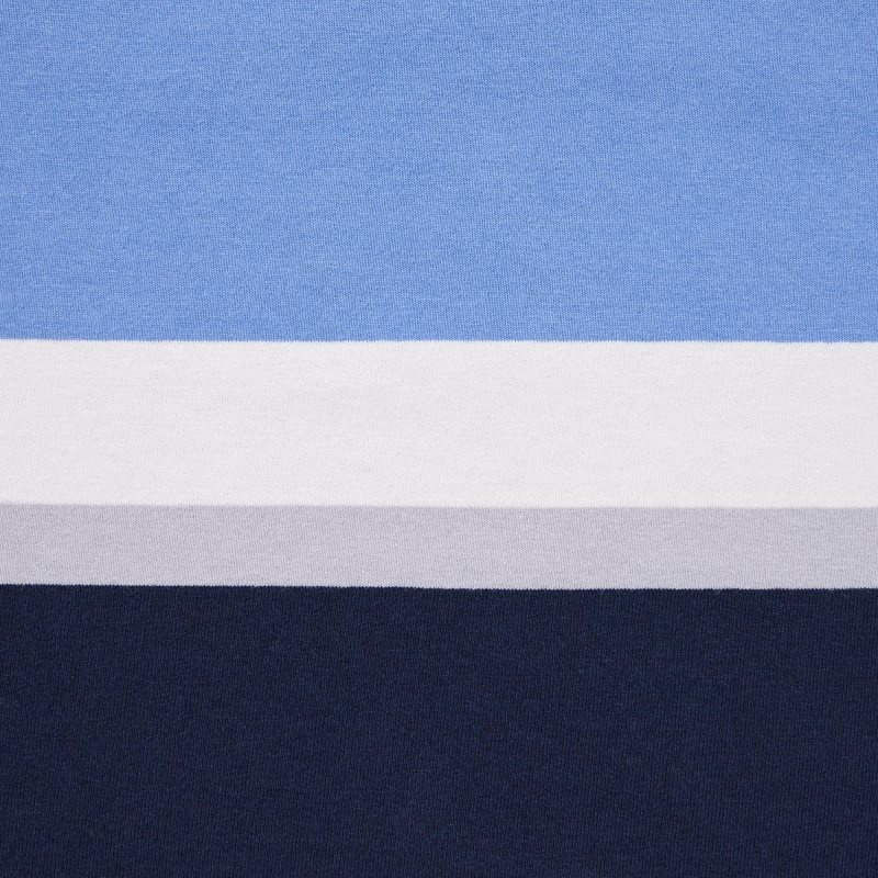 Blue Uniqlo Rugger Striped Short-sleeve Men Polo Shirts | 5990629