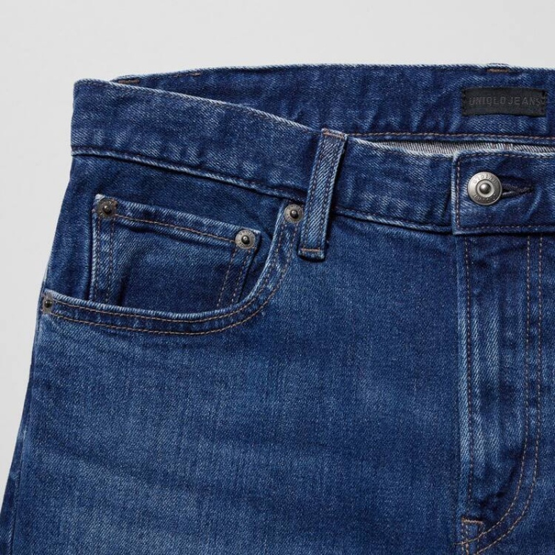 Blue Uniqlo Slim Fit Men Jeans | 2011242