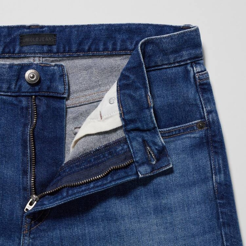 Blue Uniqlo Slim Fit Men Jeans | 2011242