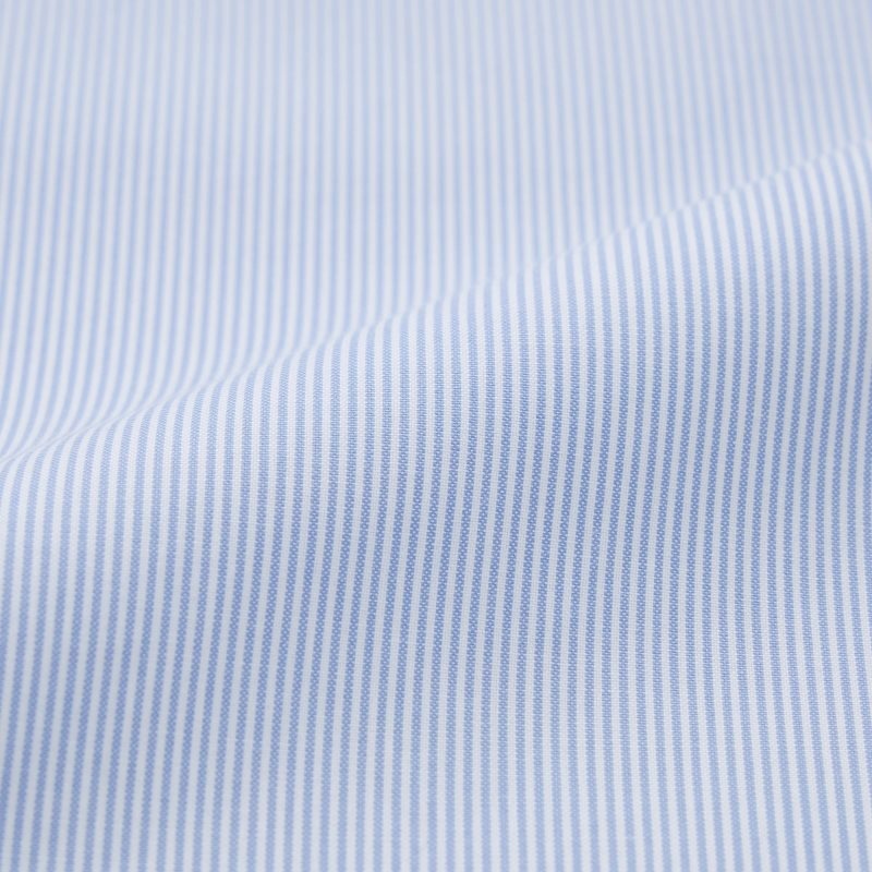 Blue Uniqlo Super Non-iron Striped Slim-fit Long-sleeve Men Shirts | 1189847