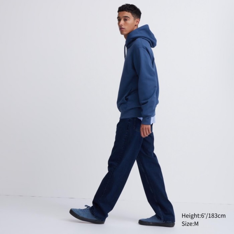 Blue Uniqlo Sweat Pullover Women Hoodie | 5873973