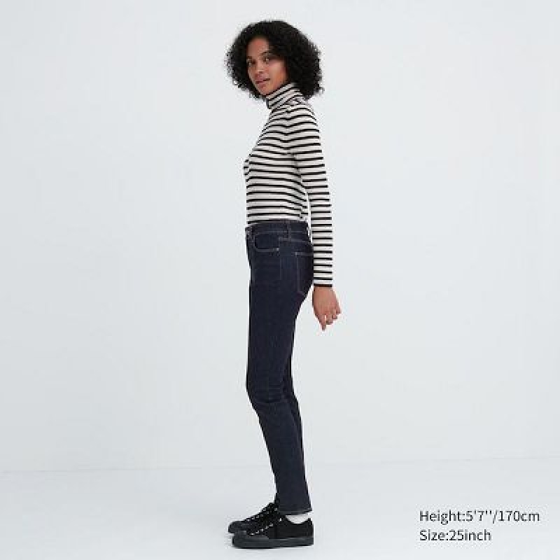 Blue Uniqlo Ultra Stretch Women Jeans | 2830625