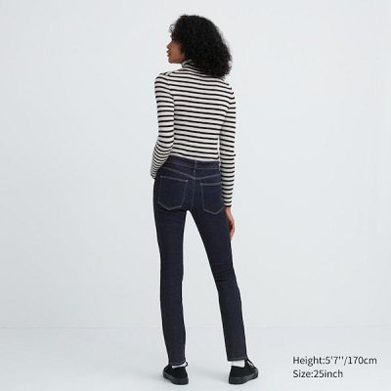 Blue Uniqlo Ultra Stretch Women Jeans | 2830625