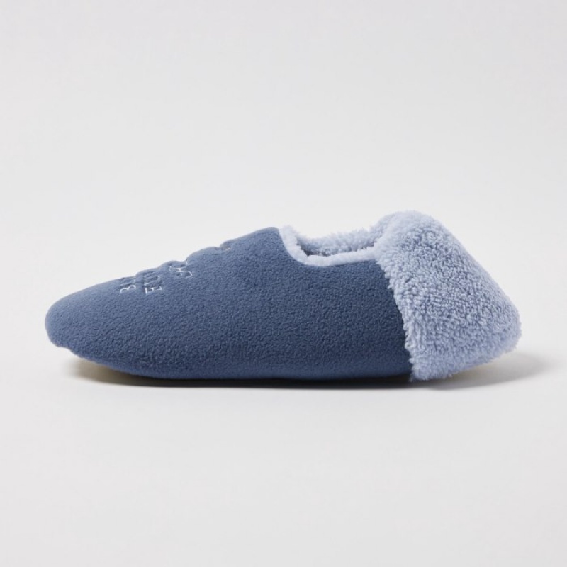 Blue Uniqlo Winnie the Pooh Collection Women Slippers | 2297416