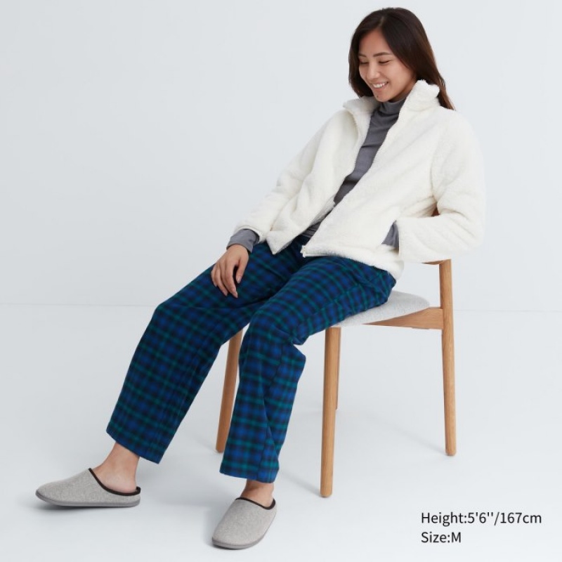 Blue Uniqlo Wool Like Women Slippers | 5638403