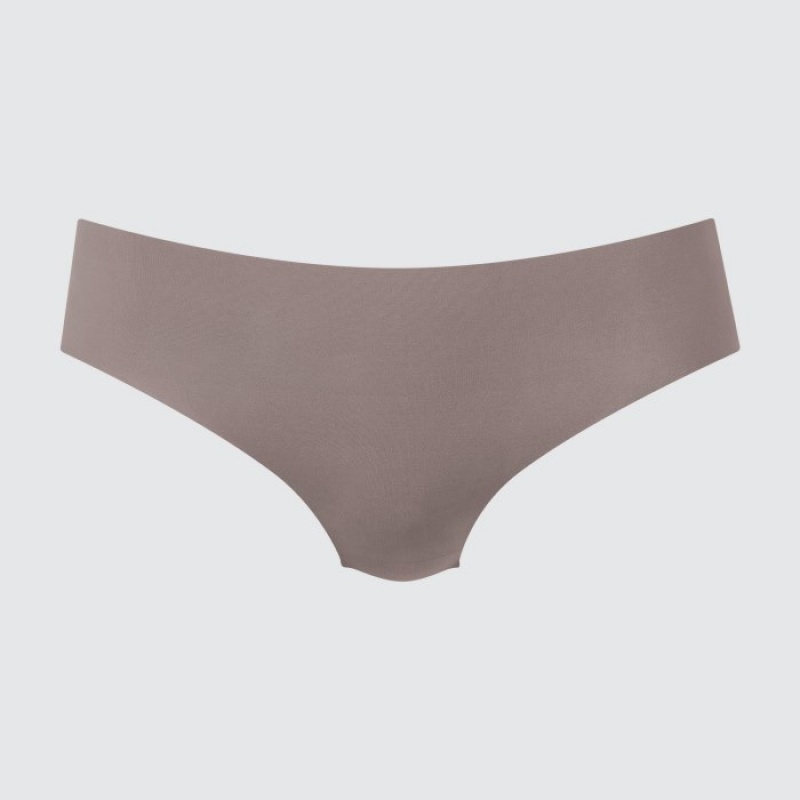 Brown Uniqlo AIRism Ultra Seamless Regular Women Briefs | 4827369