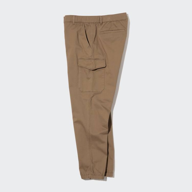 Brown Uniqlo Cargo Jogger Men Pants | 6878994