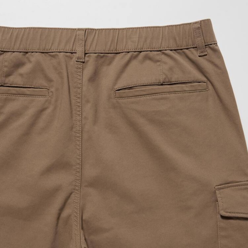 Brown Uniqlo Cargo Jogger Men Pants | 6878994