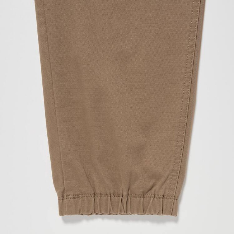 Brown Uniqlo Cargo Jogger Men Pants | 6878994