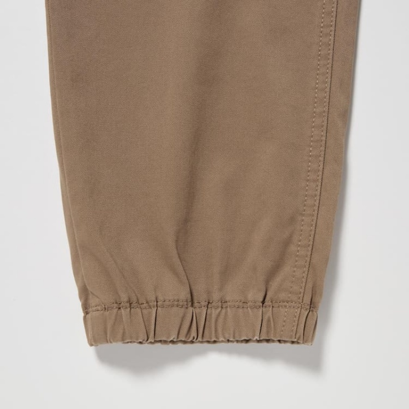 Brown Uniqlo Cargo Jogger Men Pants | 9264383
