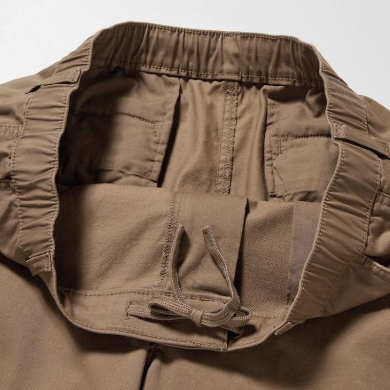 Brown Uniqlo Cargo Jogger Men Pants | 9264383