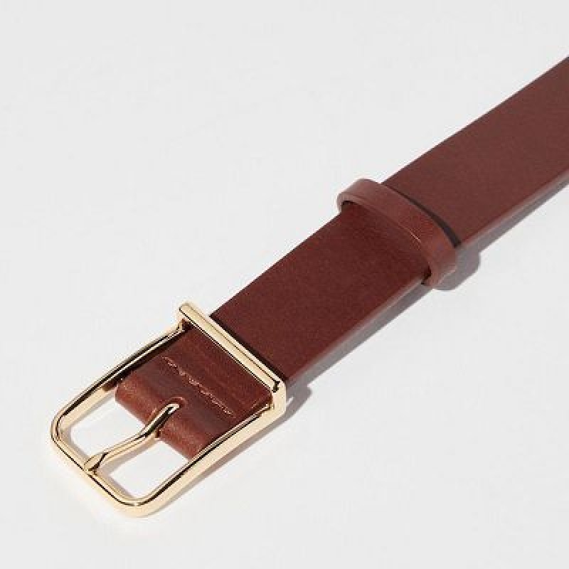 Brown Uniqlo Clean Women Belts | 5219801