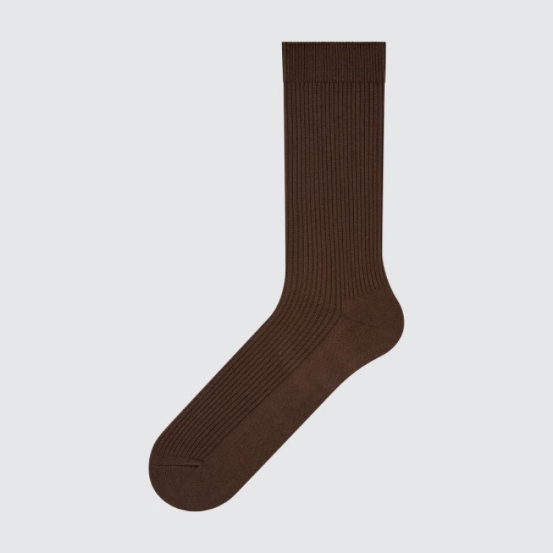 Brown Uniqlo Colorful 50 Women Socks | 2675340