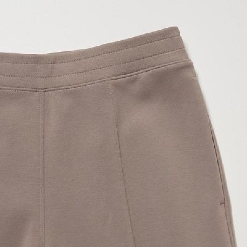 Brown Uniqlo Dry Sweat Track Women Pants | 3569379