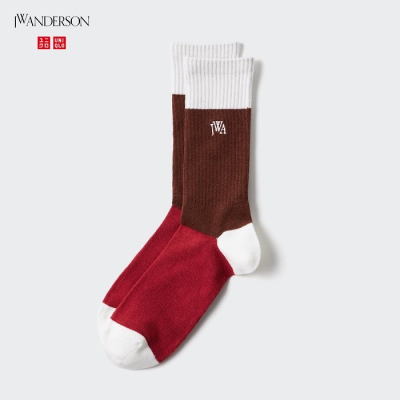 Brown Uniqlo HEATTECH Anti-Odor Women Socks | 3911307