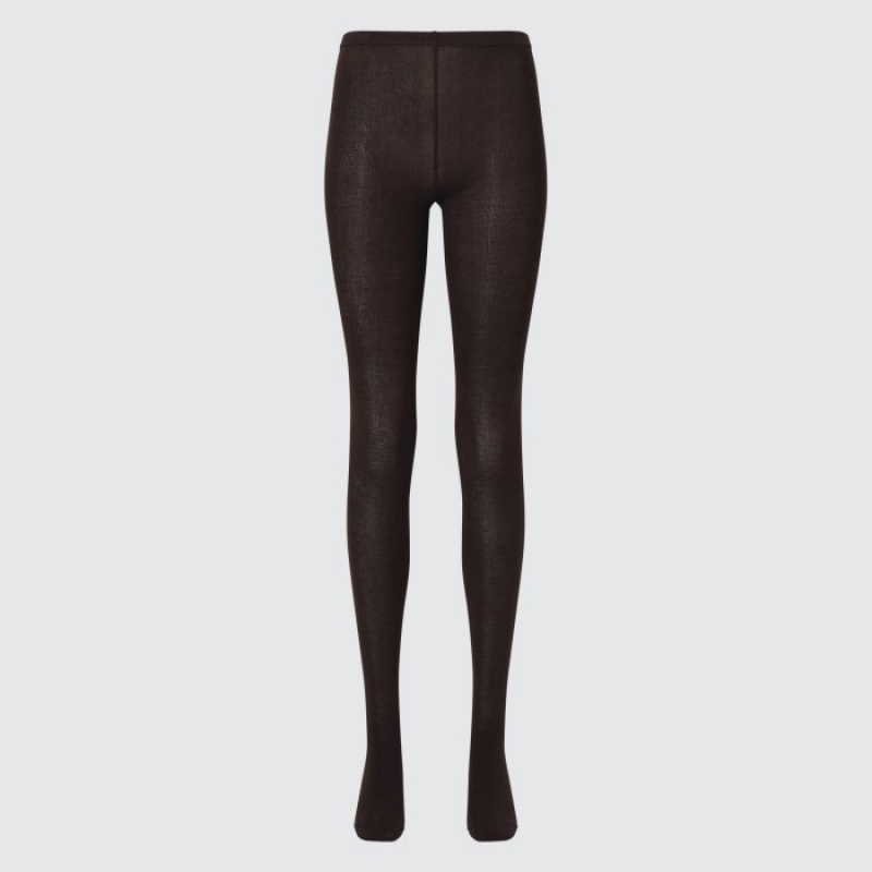 Brown Uniqlo HEATTECH Knitted Women Tight | 2265850