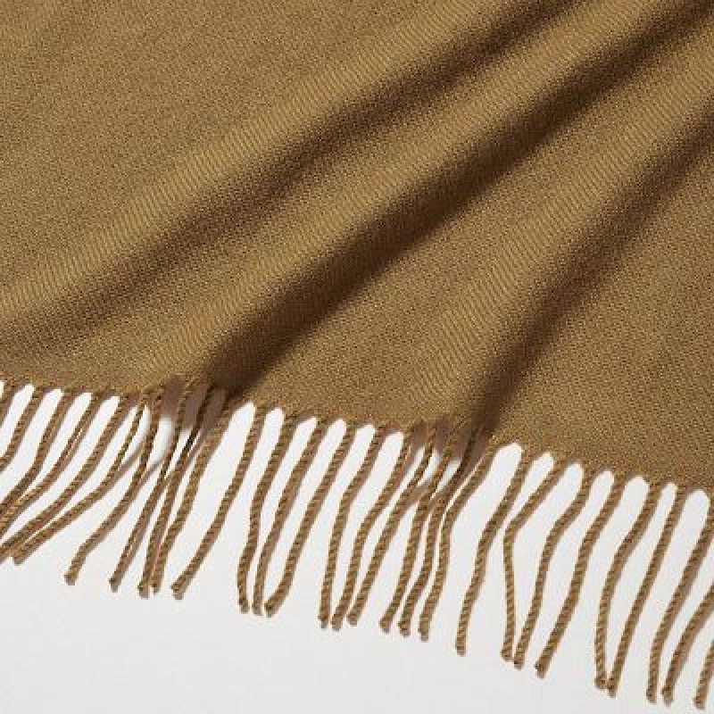 Brown Uniqlo HEATTECH Women Scarves | 8788366