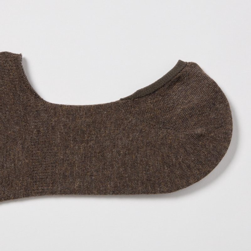 Brown Uniqlo Low Cut Men Socks | 2615745