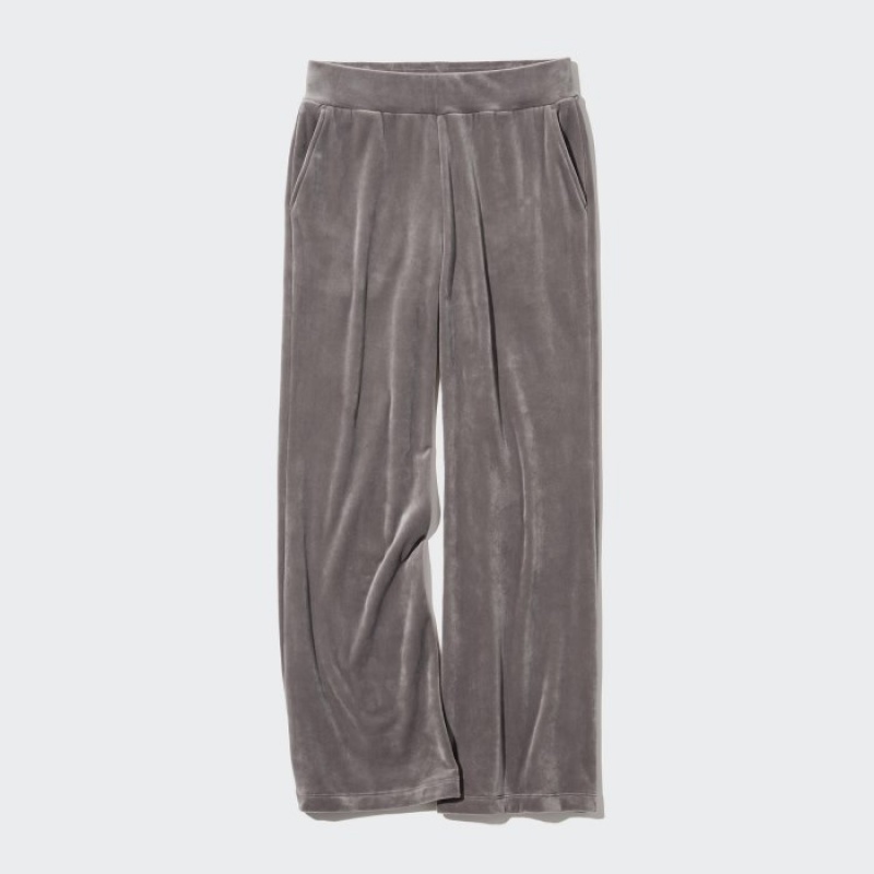 Brown Uniqlo Ultra Stretch Smooth Lounge Women Pants | 9850889