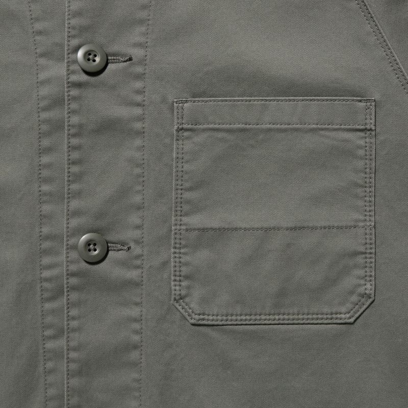 Brown Uniqlo Utility Men Jackets | 8034074