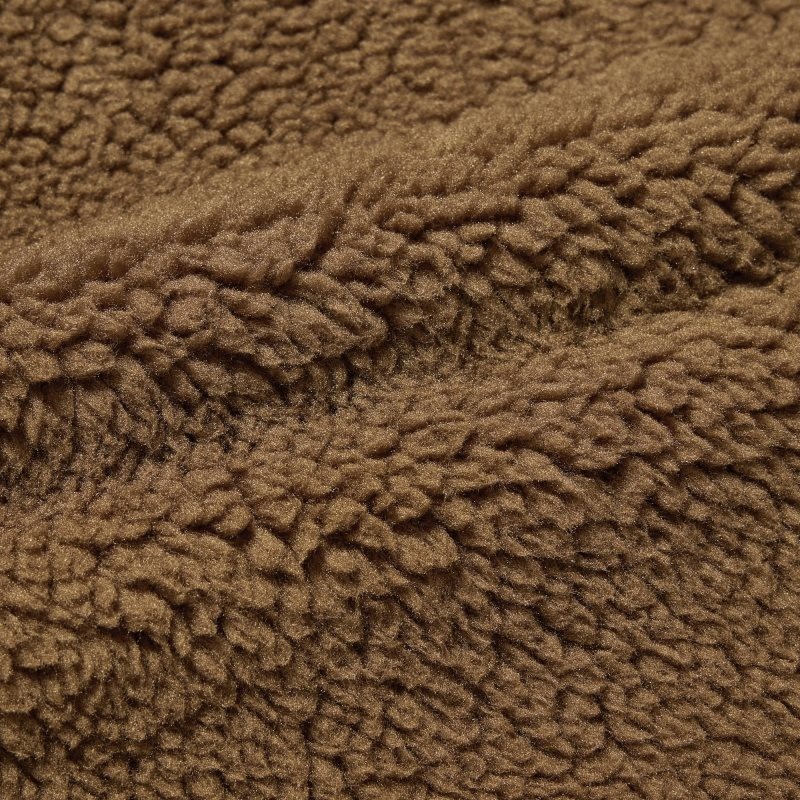 Brown Uniqlo Windproof Outer Fleece Men Jackets | 5194696