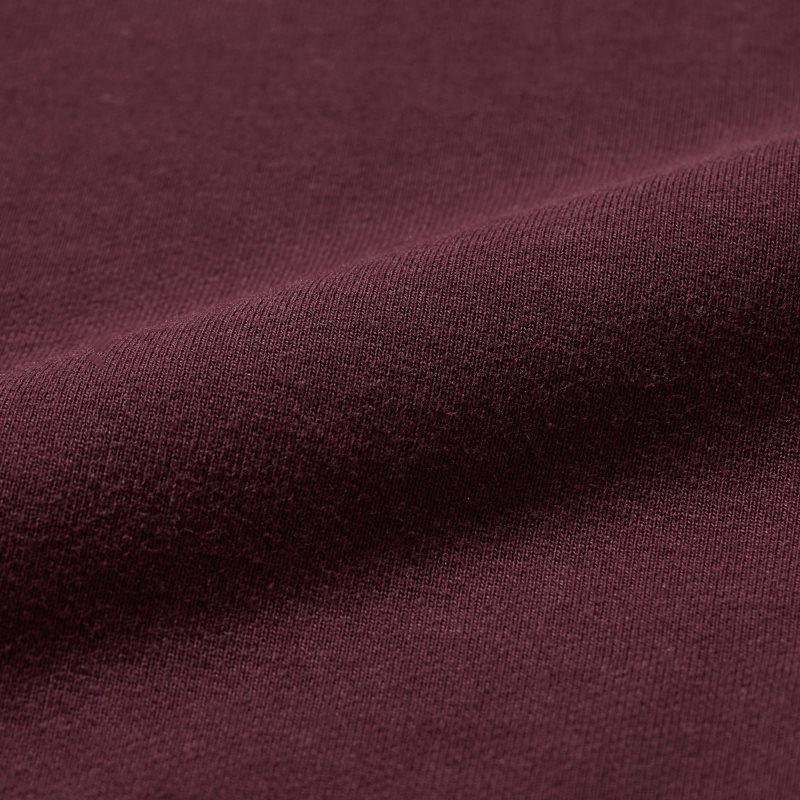 Burgundy Uniqlo Side-stripe Men Sweatshirts | 7744161