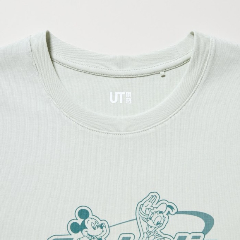 Green Uniqlo Collection UT Short-Sleeve Women T Shirts | 5855192