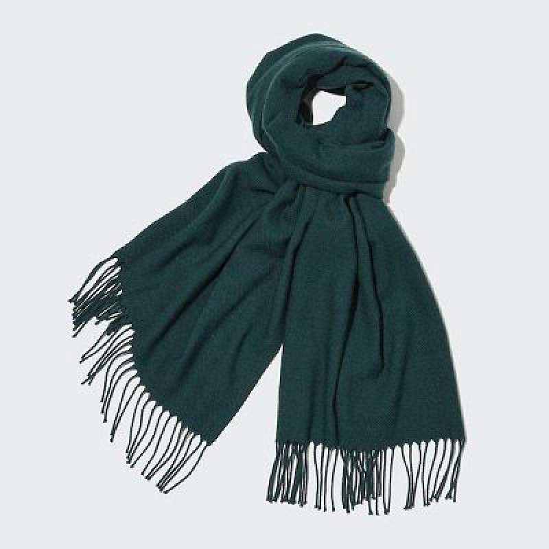 Green Uniqlo HEATTECH Women Scarves | 9767032