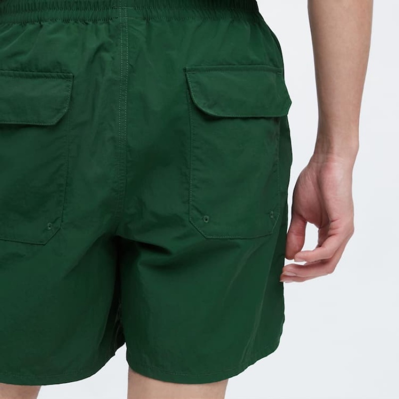 Green Uniqlo Jw Anderson Colour Block Active Utility Men Shorts | 597534
