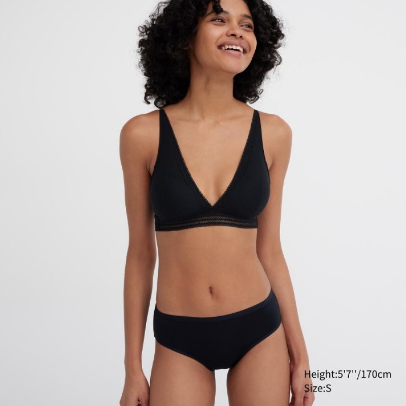 Green Uniqlo Mid-Rise Women Briefs | 5011855