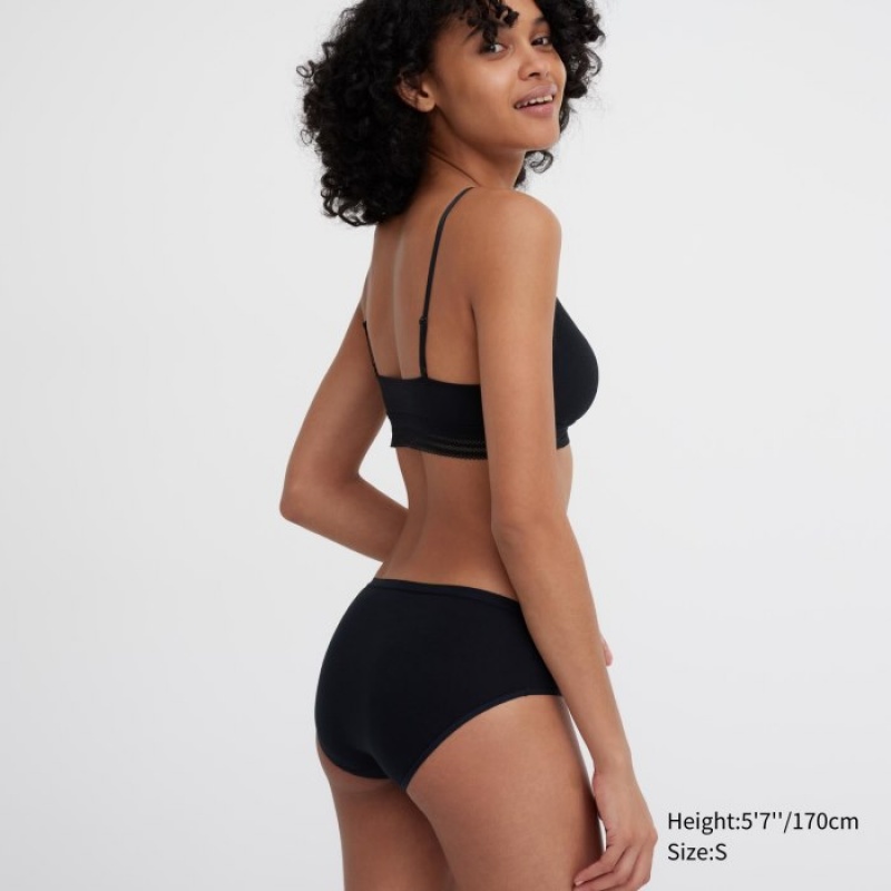 Green Uniqlo Mid-Rise Women Briefs | 5011855