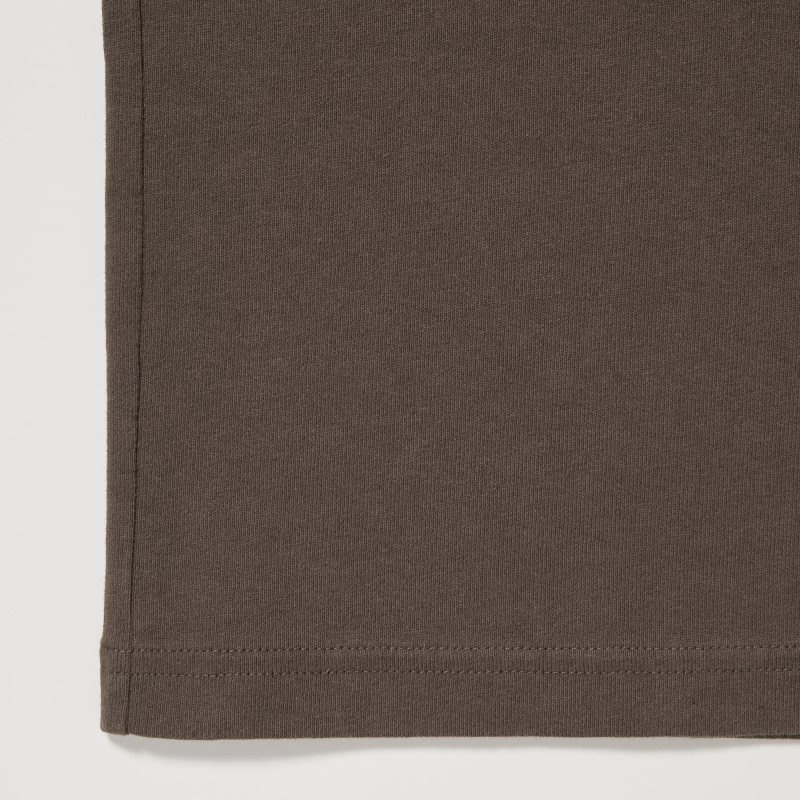 Green Uniqlo U Crew Neck Short-sleeve Men T Shirts | 326384