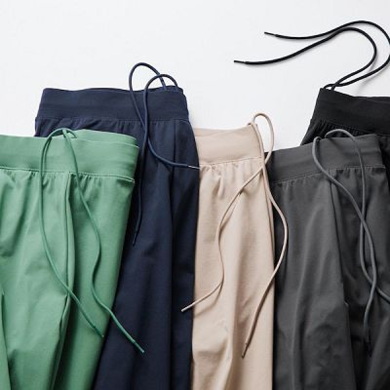 Green Uniqlo Ultra Stretch AIRism Women Joggers | 6012610