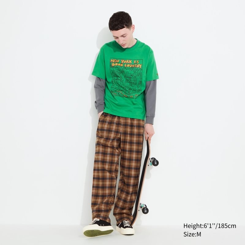 Green Uniqlo Ut Archive Ut Short Sleeve Graphic Keith Haring Men T Shirts | 2319255