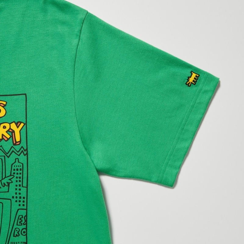 Green Uniqlo Ut Archive Ut Short Sleeve Graphic Keith Haring Men T Shirts | 2825576