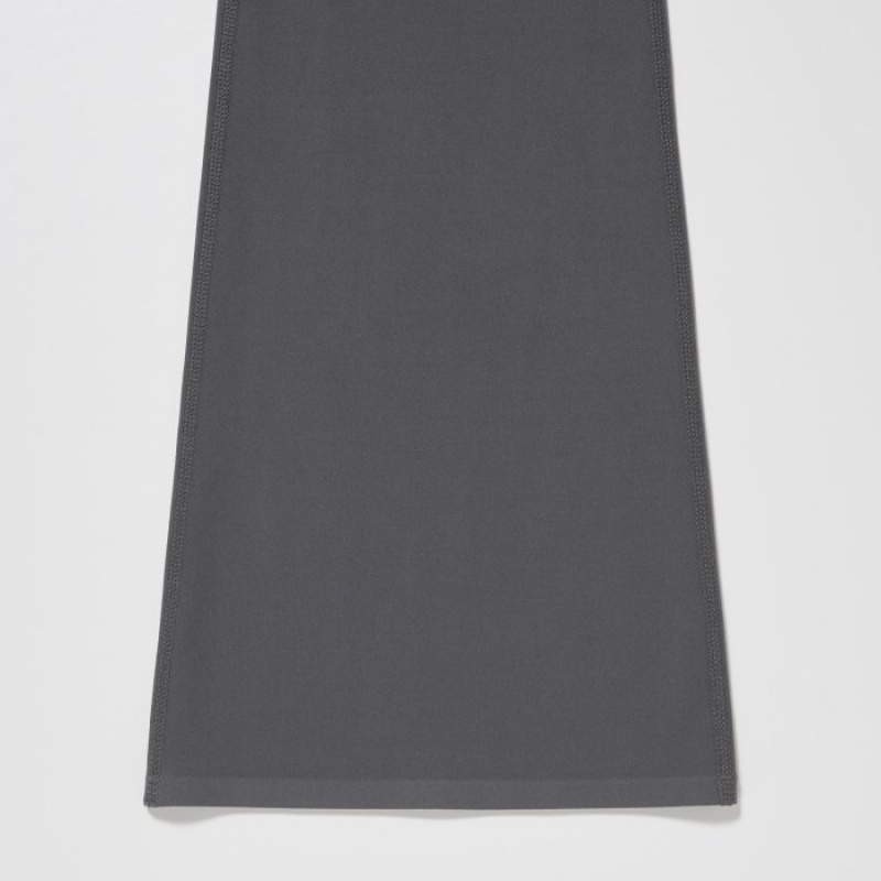 Grey Uniqlo AIRism Soft Flare Leggings Women Pants | 9594083