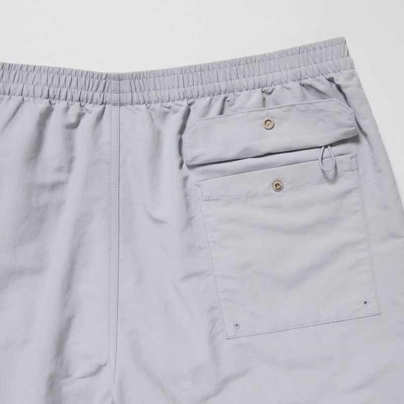 Grey Uniqlo Active Swim Men Shorts | 9525263