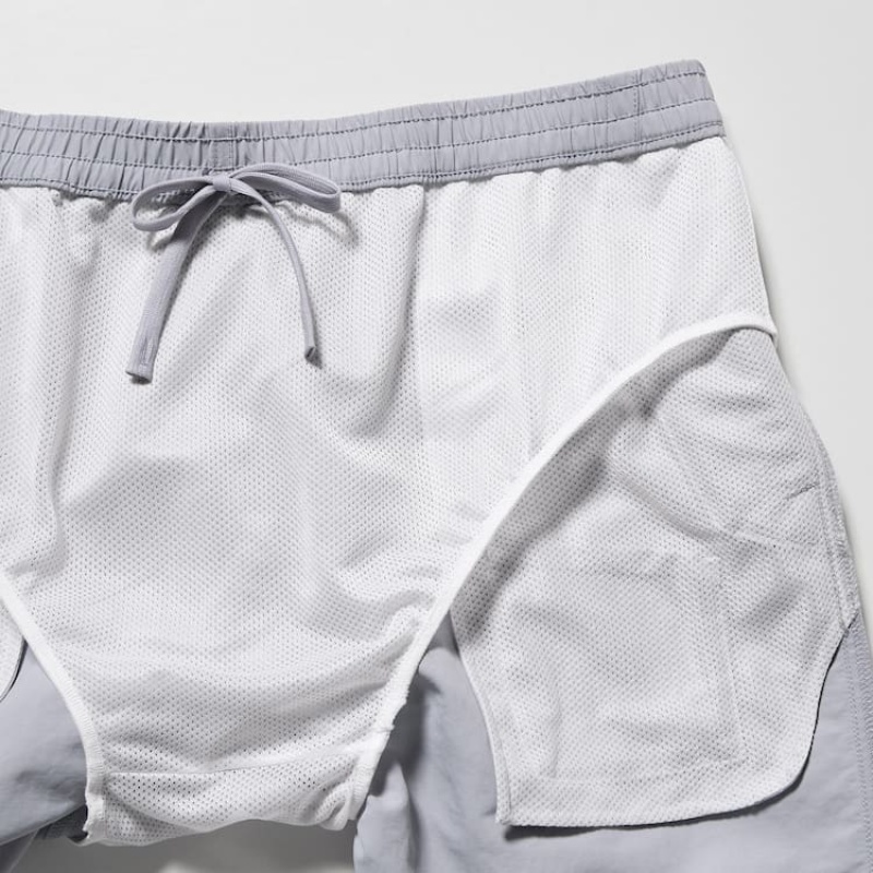 Grey Uniqlo Active Swim Men Shorts | 9525263