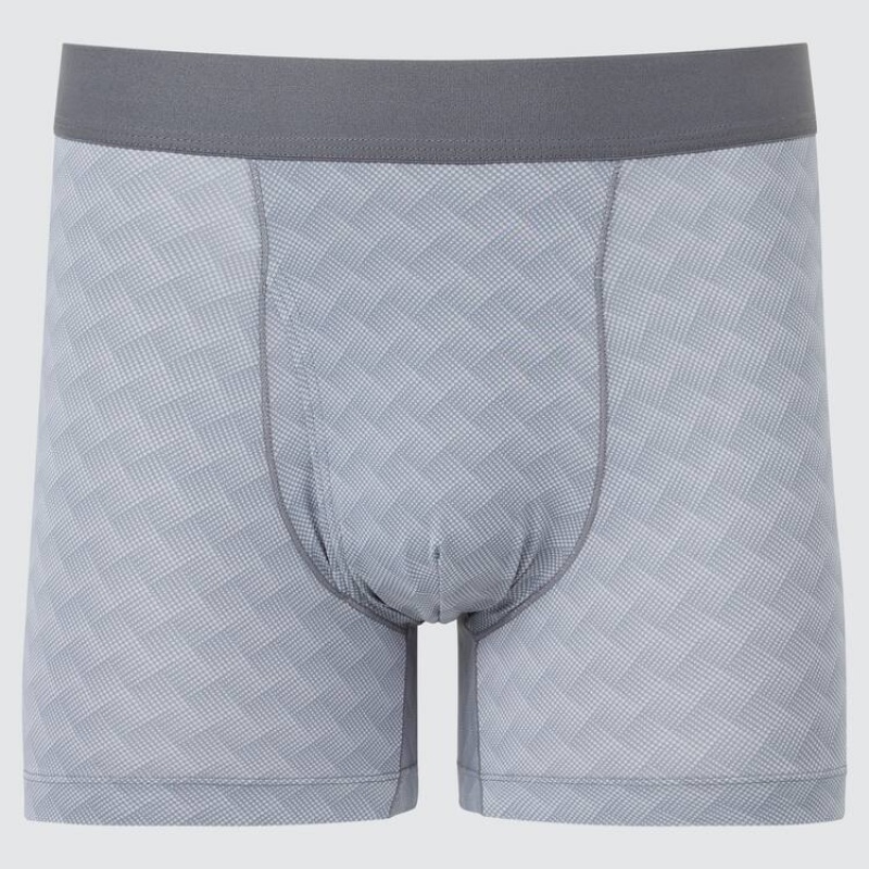 Grey Uniqlo Airism Gradation Boxers Men Underwear | 4592509
