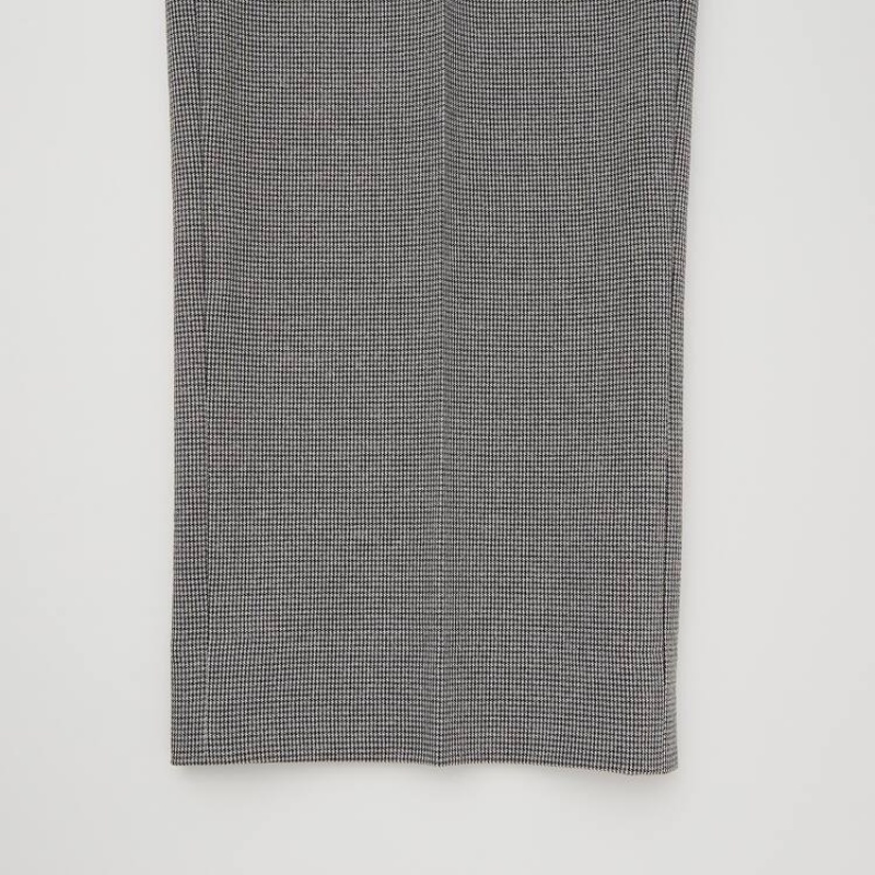 Grey Uniqlo Airsense Ultra Light Houndstooth Men Pants | 6358299