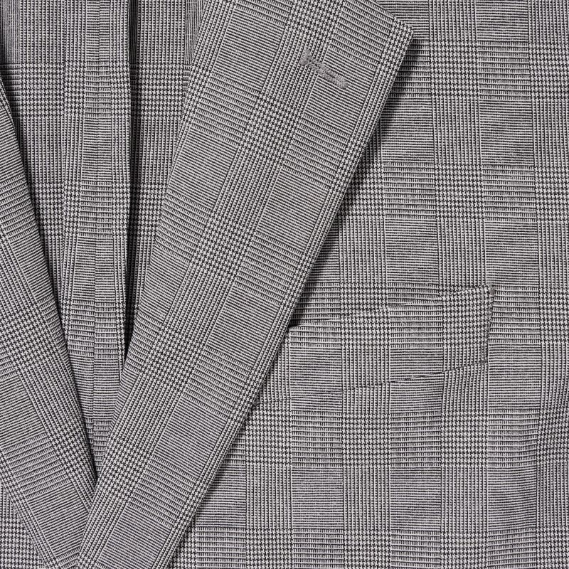 Grey Uniqlo Airsense Wool Like Glen Check Ultra Light Men Jackets | 3738501