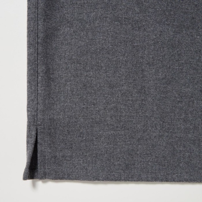 Grey Uniqlo Brushed Twill Women Shirts | 3333971